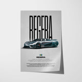 Regera Car Poster