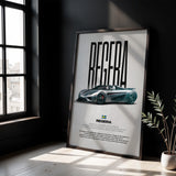Regera Car Poster