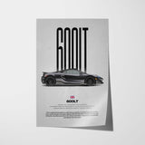 600LT Car Poster