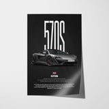 570S Car Poster