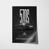 570S Car Poster