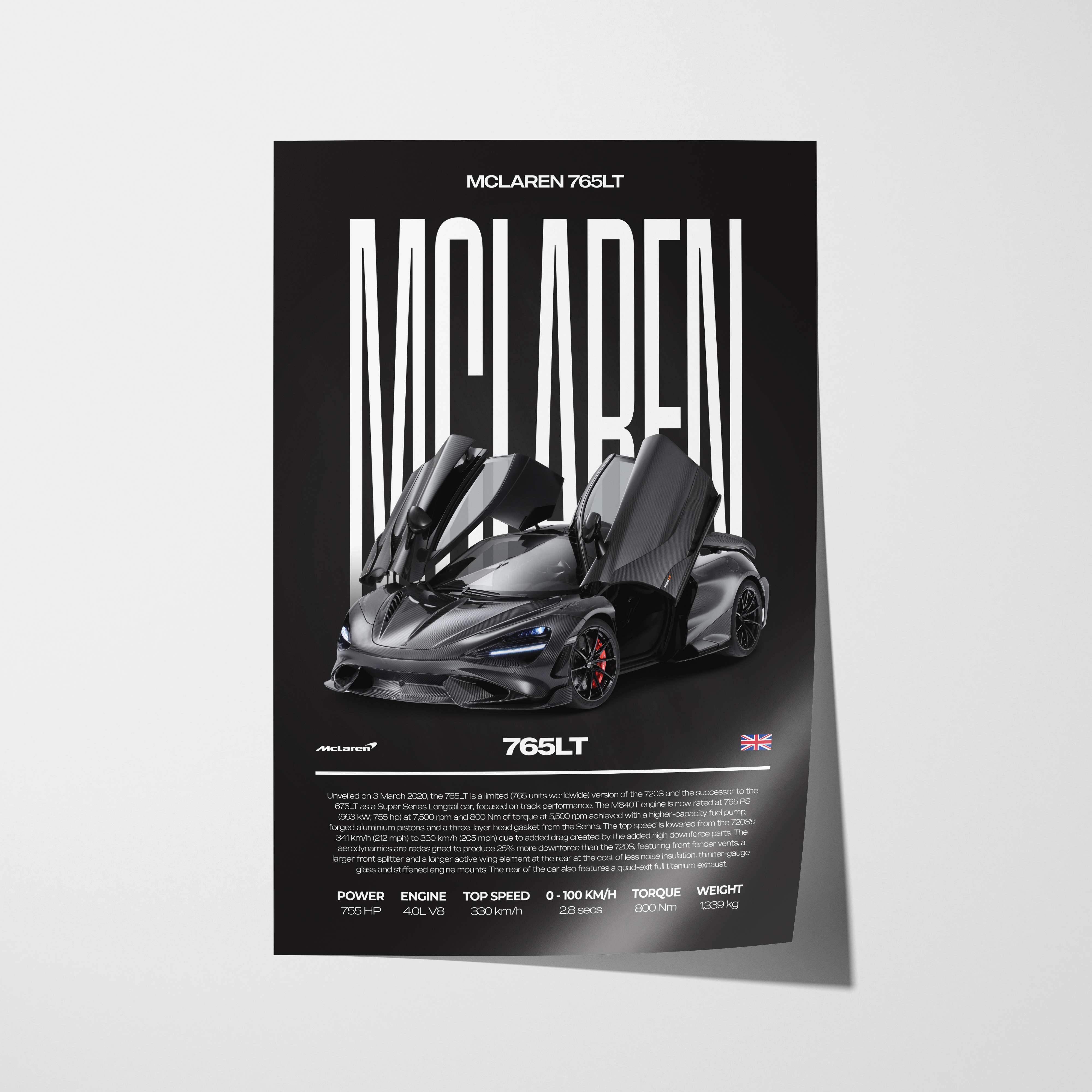 McLaren 765LT Poster