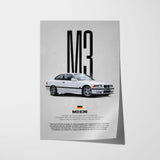M3 (E36) Car Poster