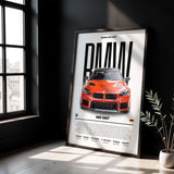 BMW M2 G87 Poster