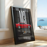 M3 (E36) Car Poster
