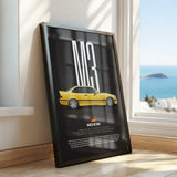 M3 (E36) Car Poster