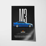 M3 (E36) Car Poster
