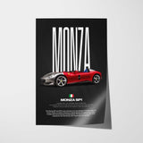 Monza SP1 Car Poster