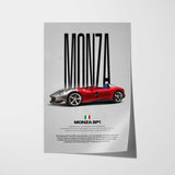 Monza SP1 Car Poster