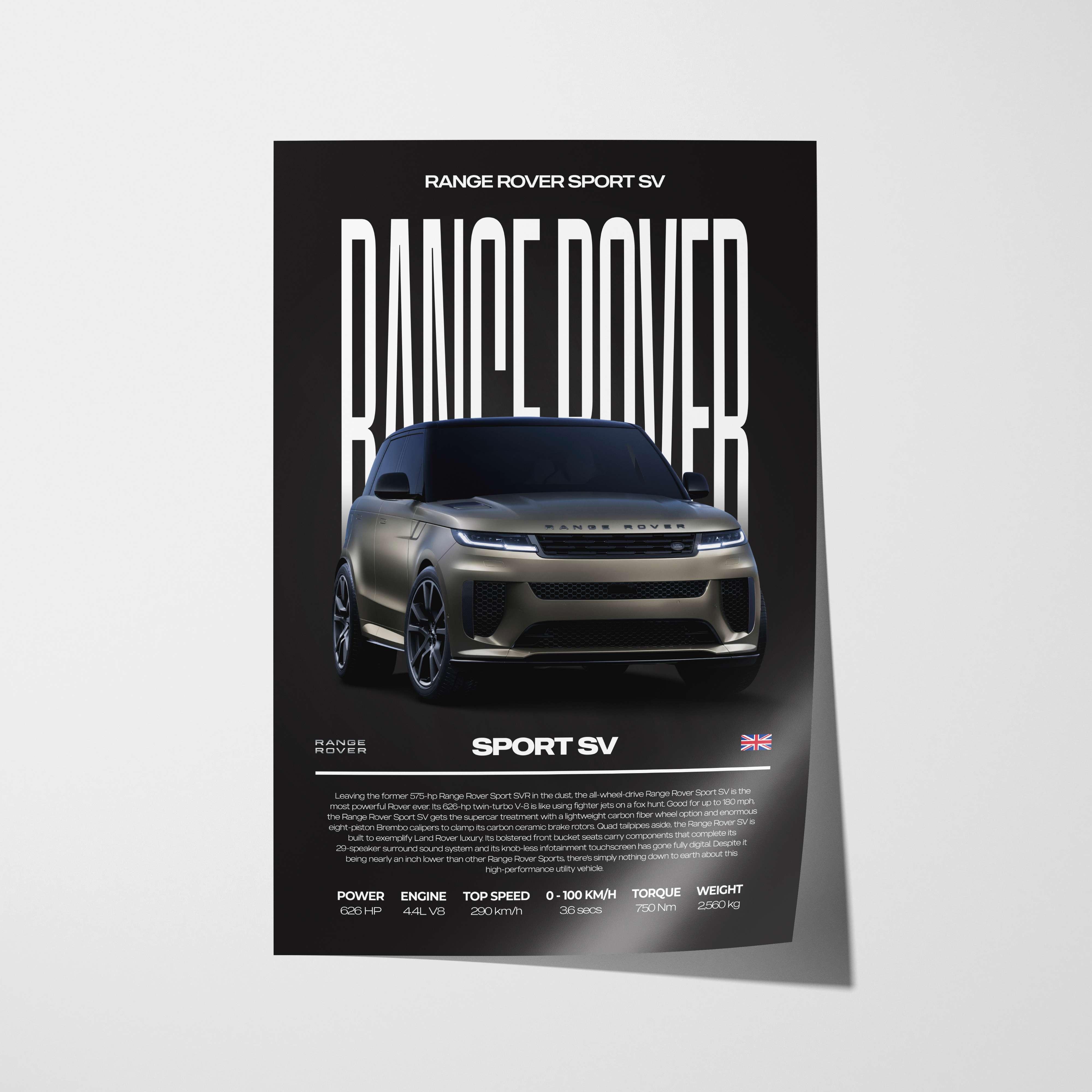 Range Rover Sport SV Poster