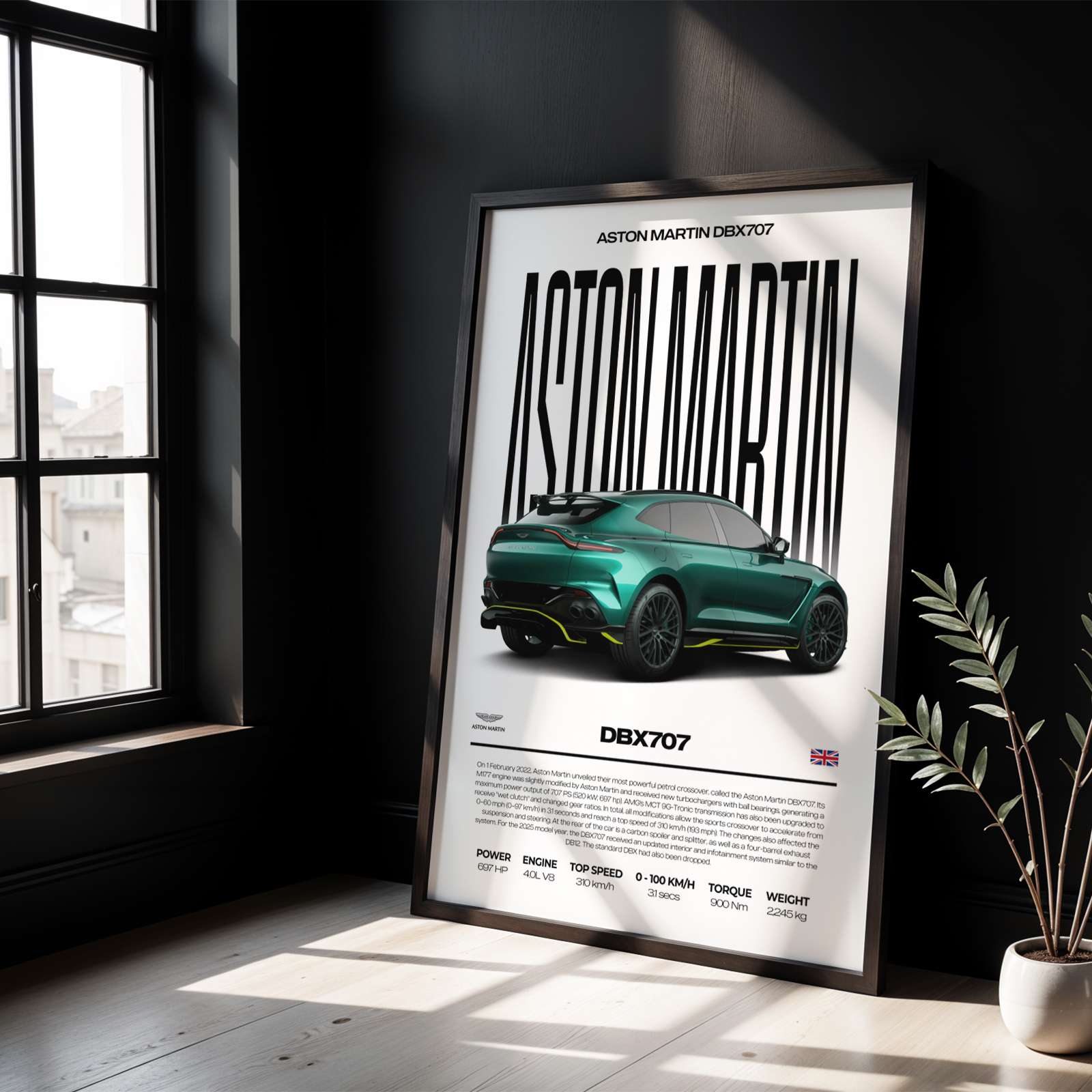 Aston Martin DBX707 Poster