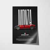 Monza SP1 Car Poster
