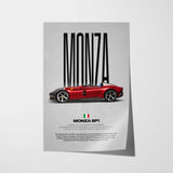 Monza SP1 Car Poster