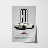 599 GTO Car Poster