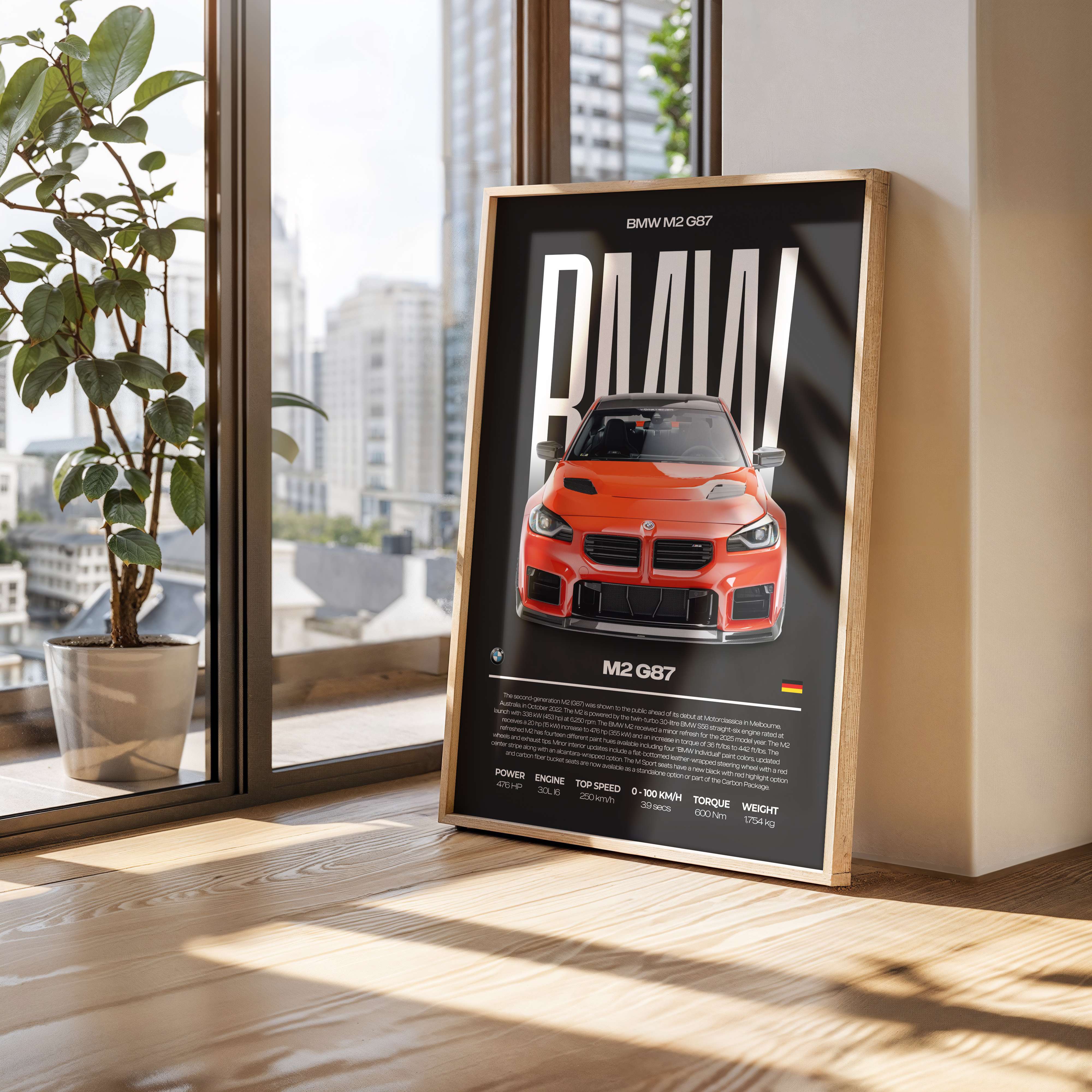 BMW M2 G87 Poster