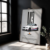 M3 (E92) Car Poster