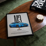M3 (E92) Car Poster