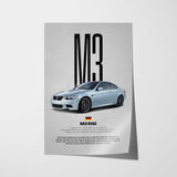 M3 (E92) Car Poster