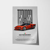 849 Testarossa Car Poster