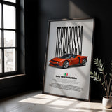 849 Testarossa Car Poster