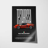 849 Testarossa Car Poster