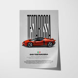 849 Testarossa Car Poster