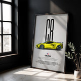 Corvette C8 Z06 Car Poster