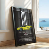 Corvette C8 Z06 Car Poster