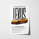 Lexus LFA Nürburgring Package Poster