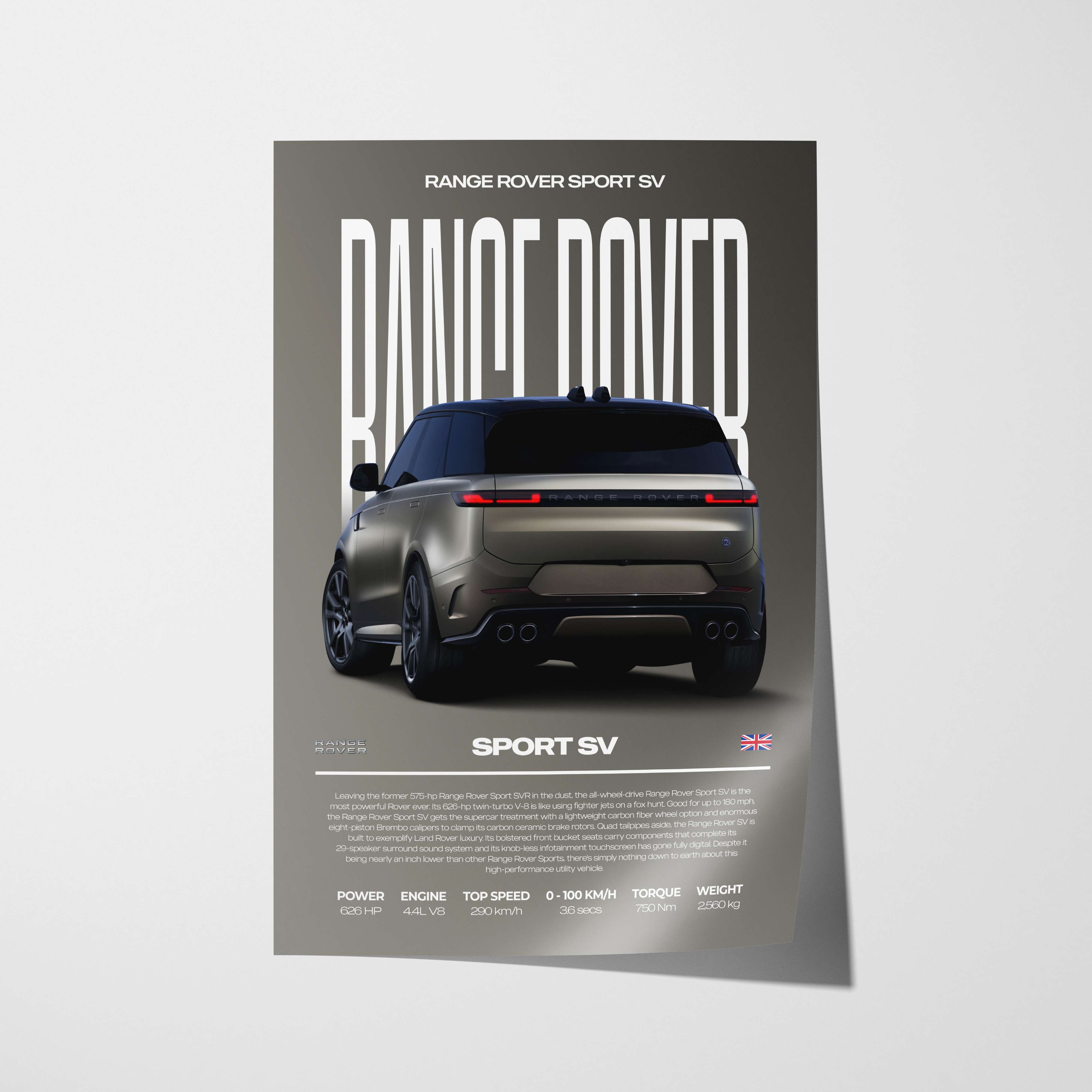 Range Rover Sport SV Poster