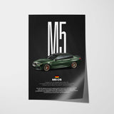 M5 CS Car Poster