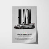 Huayra Roadster BC Car Poster