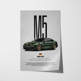 M5 CS Car Poster