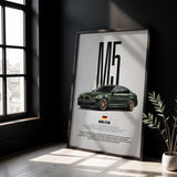 M5 CS Car Poster