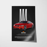 M4 (F82) Car Poster
