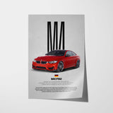 M4 (F82) Car Poster