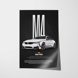 M4 (F82) Car Poster