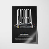 Carrera GT Car Poster