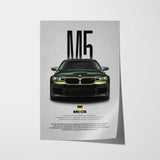 M5 Car Poster