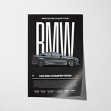 BMW M3 G80 Competition Poster