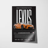 Lexus LFA Nürburgring Package Poster