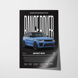 Range Rover Sport SVR Poster