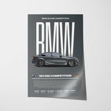 BMW M3 G80 Competition Poster