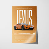 Lexus LFA Nürburgring Package Poster