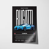 Bugatti Chiron Poster