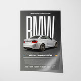 BMW M2 F87 Competition Poster