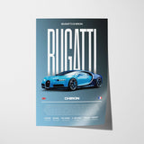 Bugatti Chiron Poster