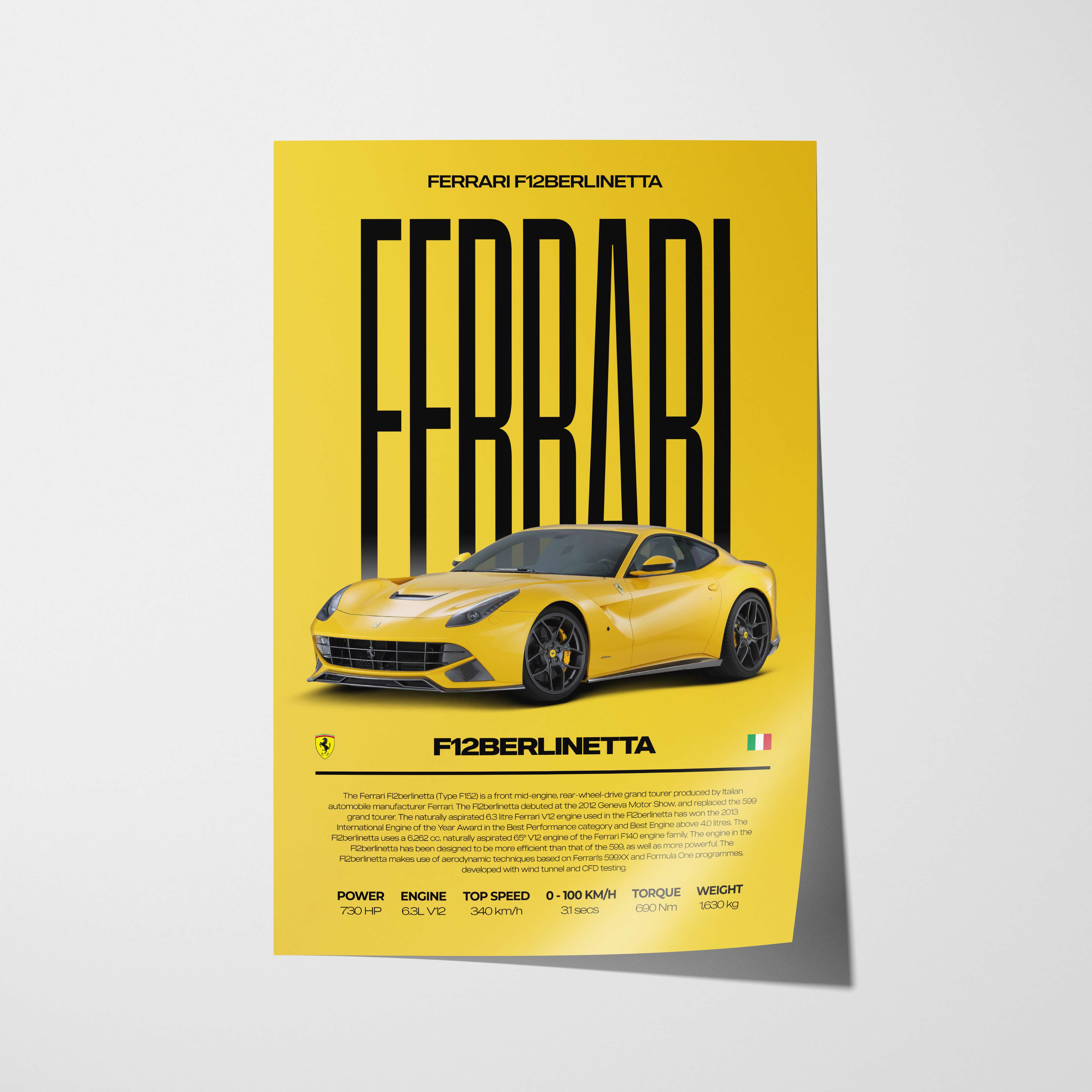 Ferrari F12berlinetta Poster