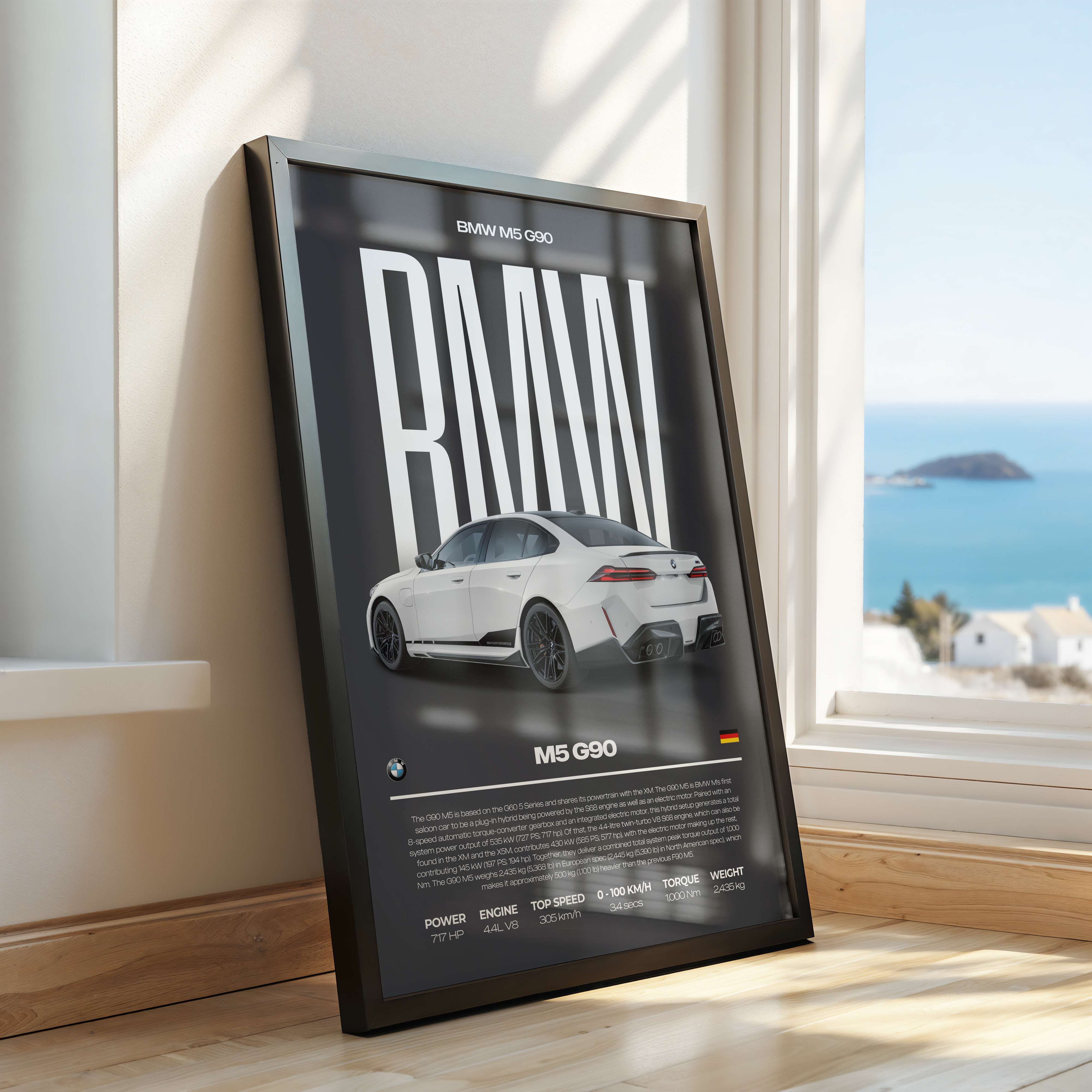 BMW M5 G90 Poster