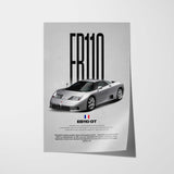 EB110 GT Car Poster